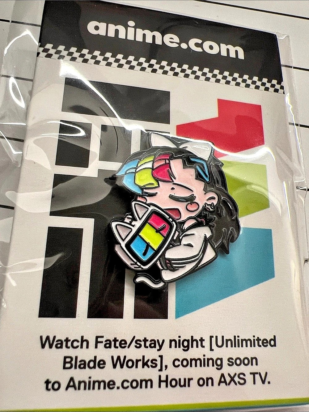 anime.com Fate/stay night Unlimited Blade Works pin Multicolor Enamel Pin NWT